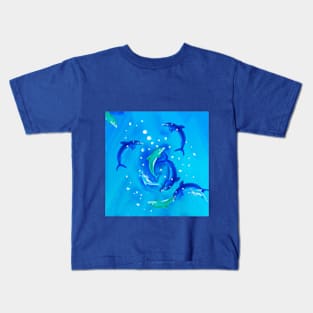 Dolphin encounter, touch without being touched Kids T-Shirt